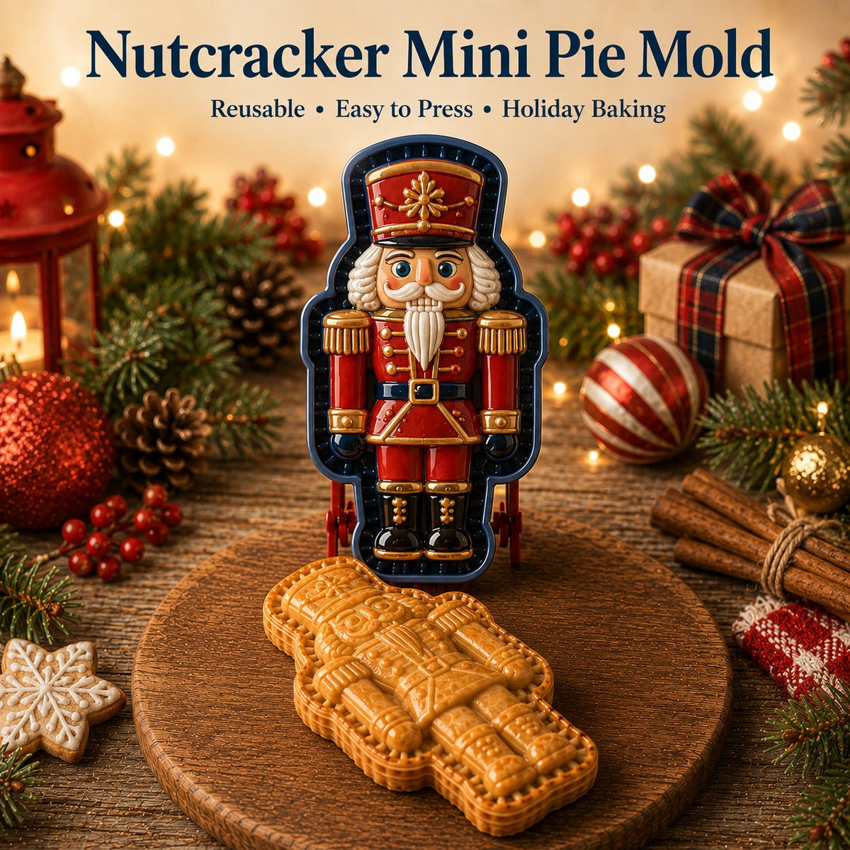 🔥🔥Only $16.99 Last Day Promotion!✨ 🎄16-Design Christmas Mini Pie Mold Collection 🥧
