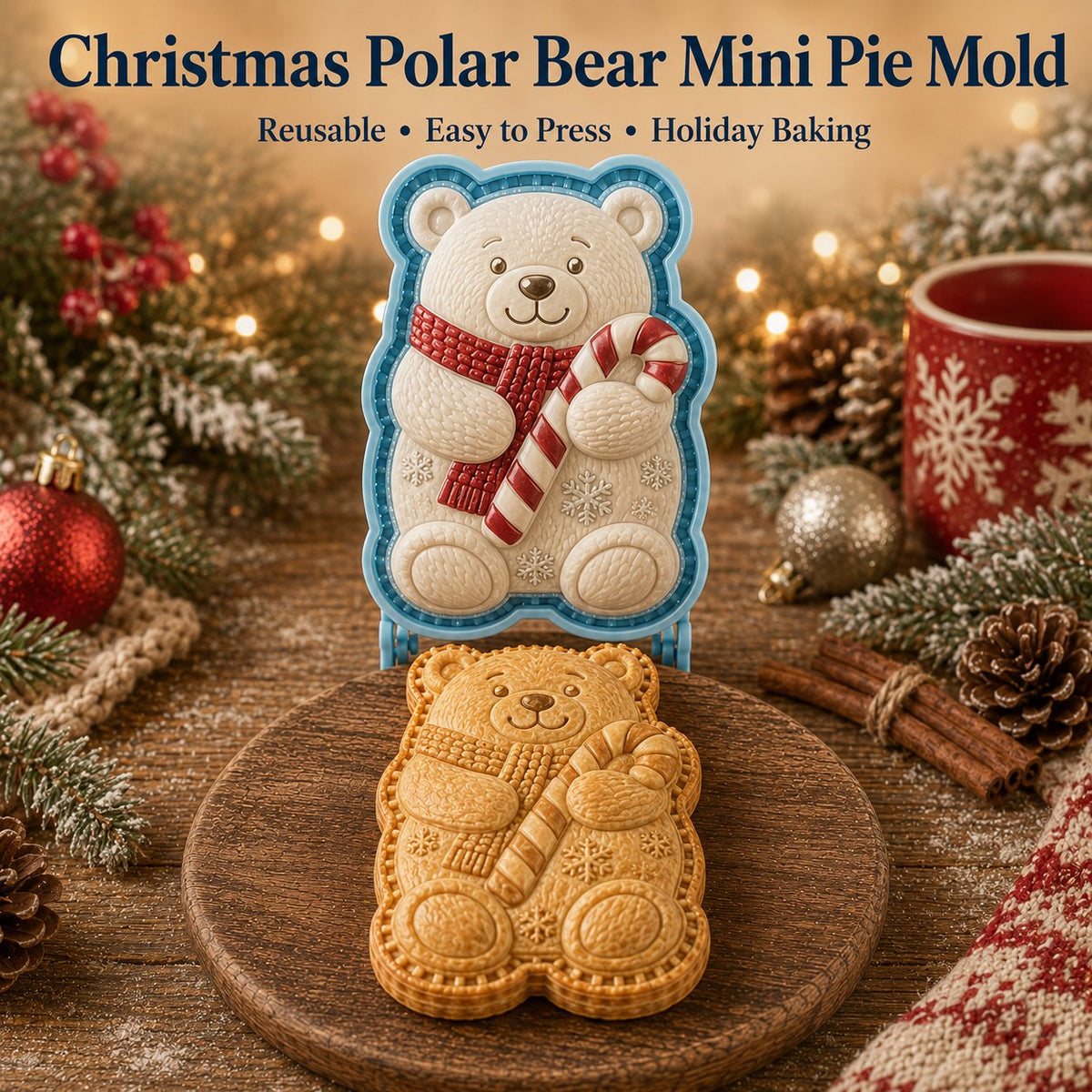 🔥🔥Only $16.99 Last Day Promotion!✨ 🎄16-Design Christmas Mini Pie Mold Collection 🥧