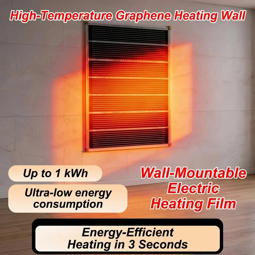 🏠🔥 2026 Upgraded Far-Infrared Ceramic Wall Heater – 3-S Rapid Heating, Energy Efficient,Low Noise & Quiet Comfort