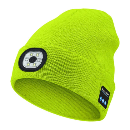 🔥Christmas Sale🎁🎄LED Bluetooth Beanie