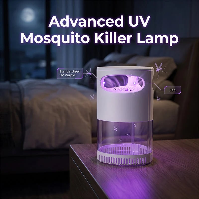 🦟  UV Mosquito Killer Lamp – quiet, USB, chemical-free. 50K+ sold! 🔇🌙