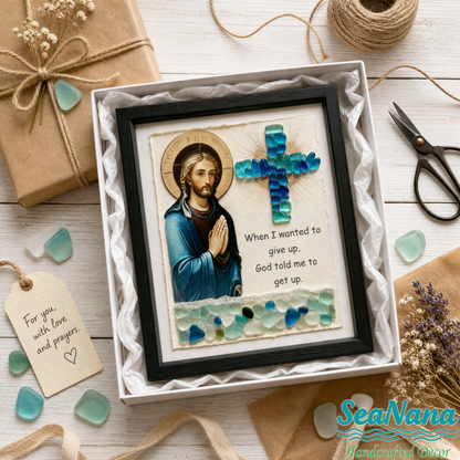 Coastal Faith: Strength & Serenity, Artfully Framed