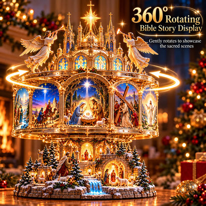 ✝️ Journey of Faith Lighted Bible Story Display – 6 Sacred Scenes ✨