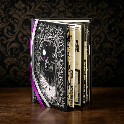 📖The Essential Reading Journal: Waiting for the Night Edition(📚Hardcover & Durability Line)