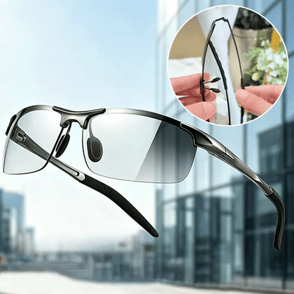 🔥Last Day 50% OFF-Photochromic Sunglasses with Anti-glare Polarized Lens