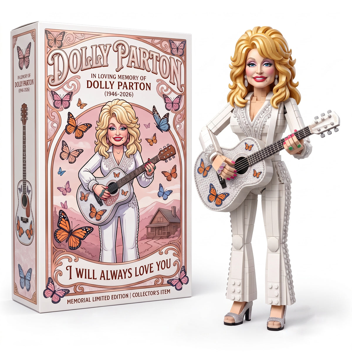 IN LOVING MEMORY OF THE QUEEN OF COUNTRY (1946-2026) Building Blocks
