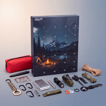 The Outdoorsman Advent Calendar — 24 Real Outdoor Tools, One Behind Every Door
