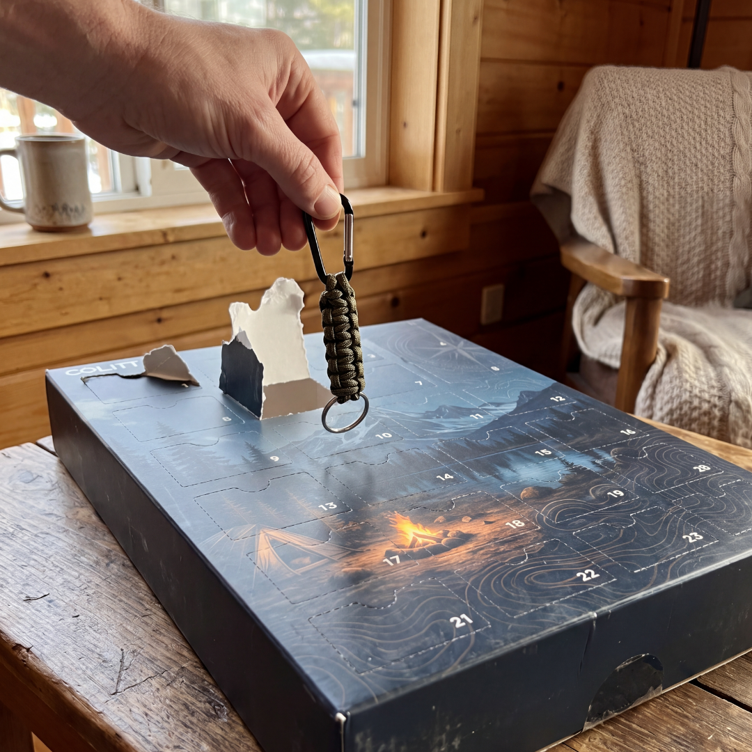The Outdoorsman Advent Calendar — 24 Real Outdoor Tools, One Behind Every Door
