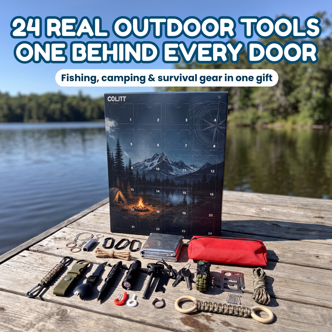 The Outdoorsman Advent Calendar — 24 Real Outdoor Tools, One Behind Every Door