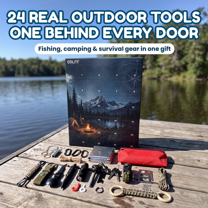 The Outdoorsman Advent Calendar — 24 Real Outdoor Tools, One Behind Every Door