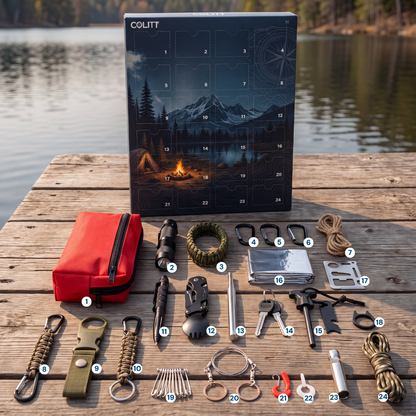 The Outdoorsman Advent Calendar — 24 Real Outdoor Tools, One Behind Every Door