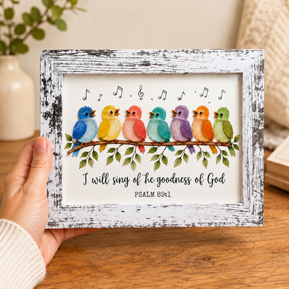 🎁Last Day 50% OFF - Christian Sea Glass Bird Art
