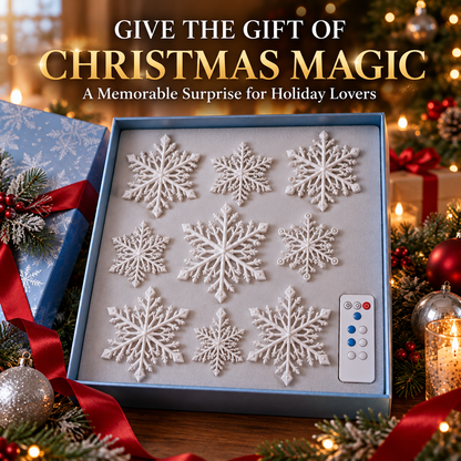 ❄️LED Snowflake Wall Lights — 3D Christmas Wall Decor