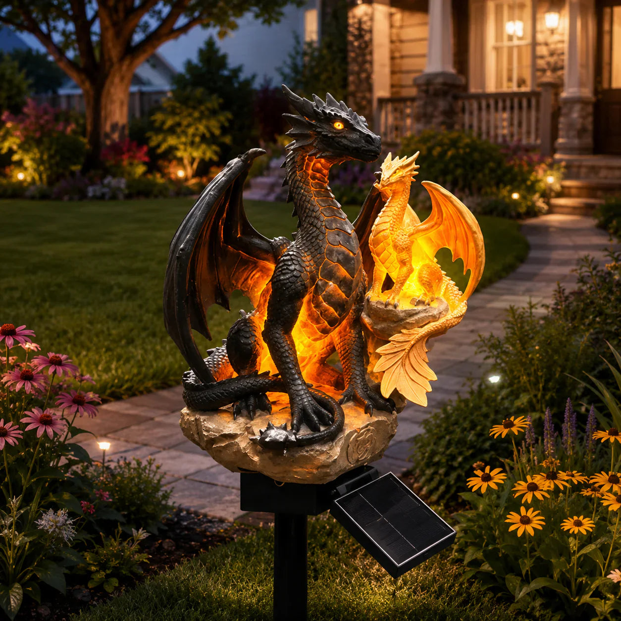 TODAY'S SPECIAL OFFER-50% OFF🔥 SOLAR DRAGON CRYSTAL GARDEN LIGHT
