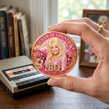 Dolly Parton 80th Anniversary I Will Always Love You Commemorative Coin