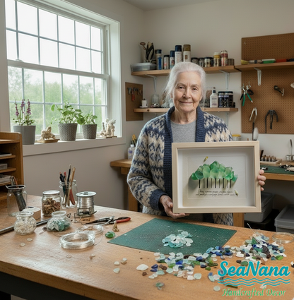 Sea Glass Forest And Bird Come From The Heart