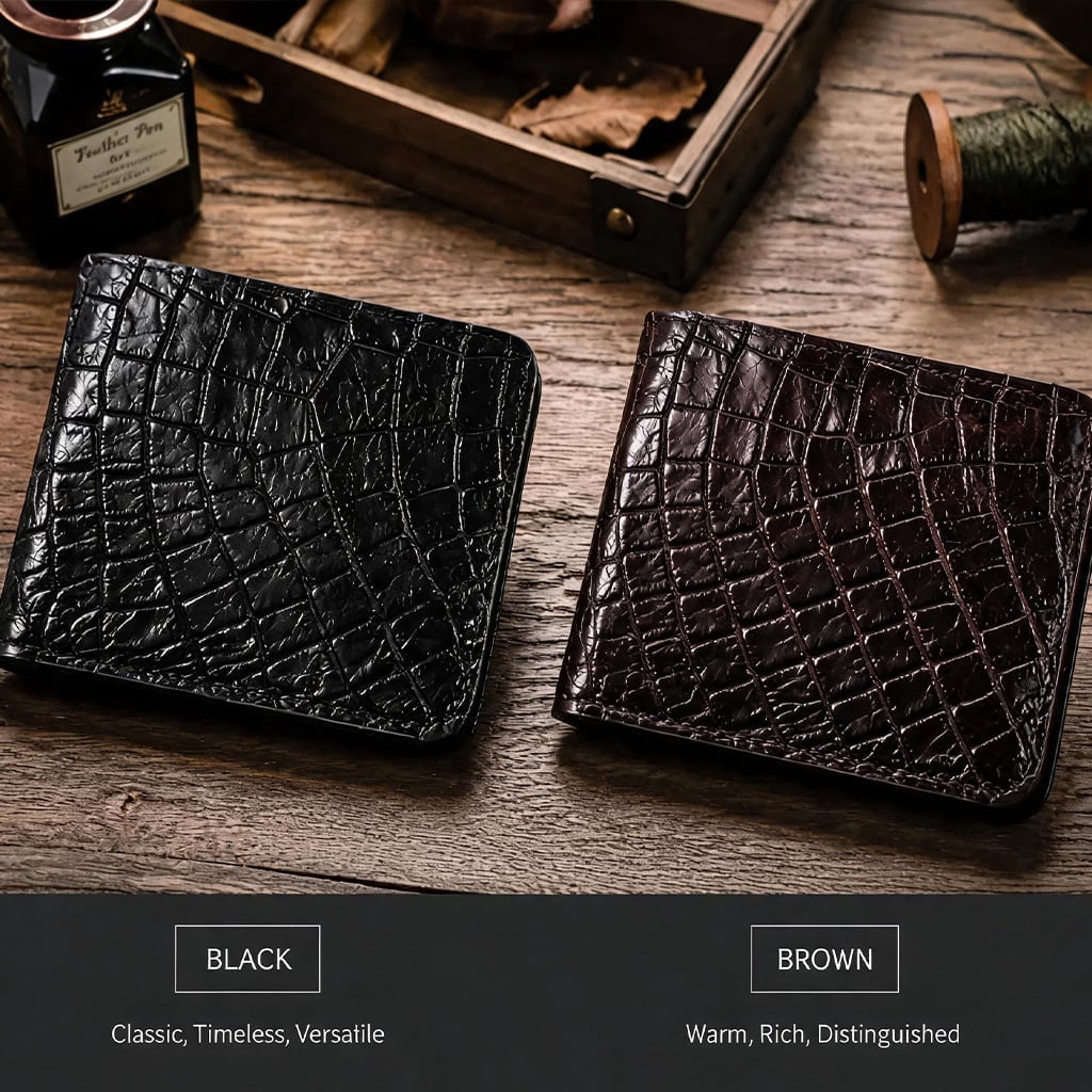 100% Handmade Genuine Alligator mississippiensis Wallet (Handmade by James Marshall®)