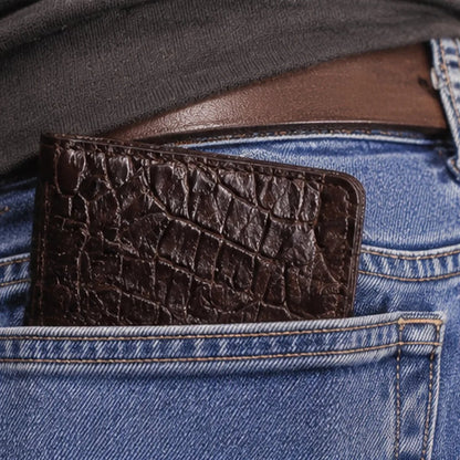100% Handmade Genuine Alligator mississippiensis Wallet (Handmade by James Marshall®)