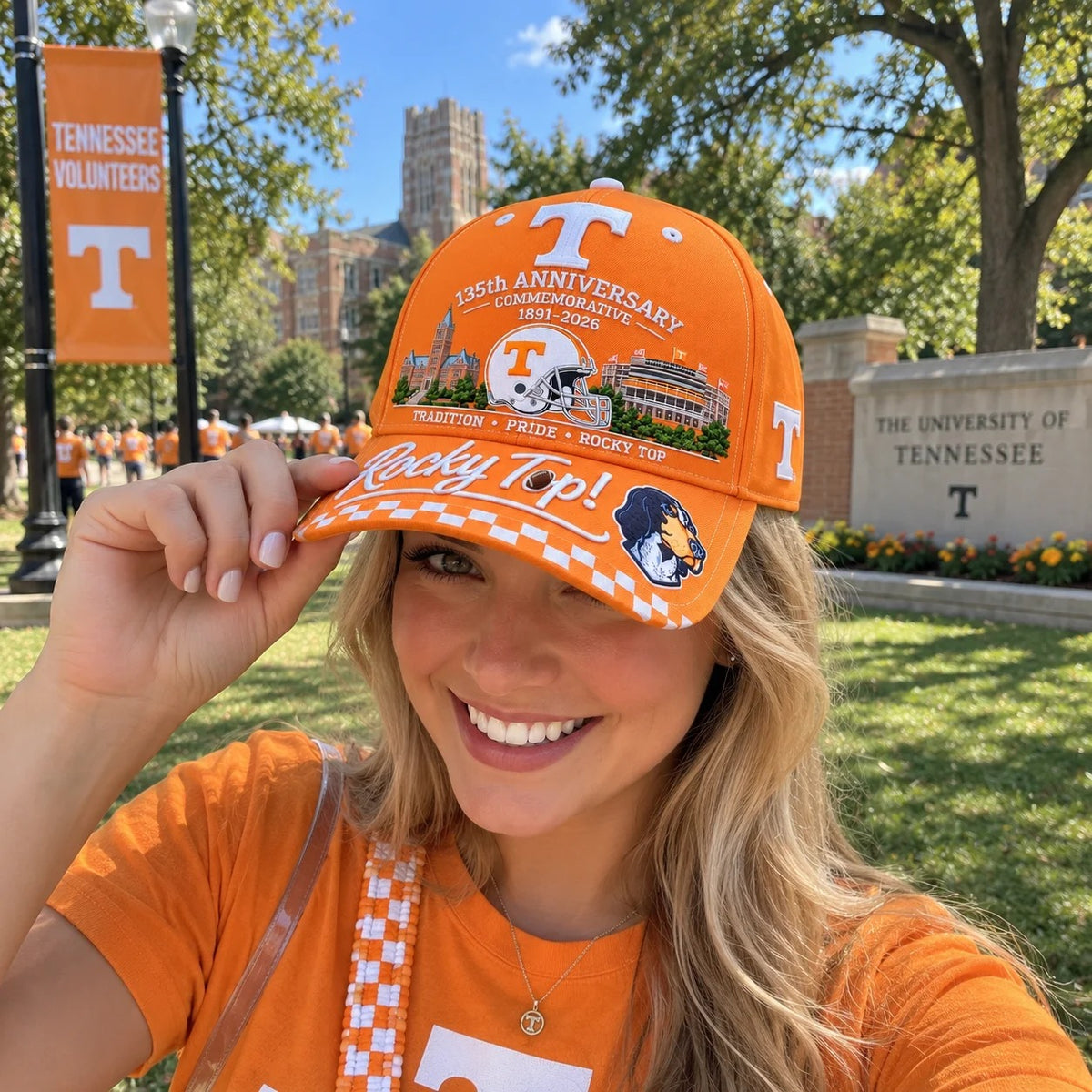 🇺🇸 Last Day Promo: 49% OFF🐶Rocky T🏈p 135th Anniversary Commemorative Cap