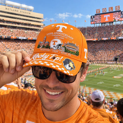 🇺🇸 Last Day Promo: 49% OFF🐶Rocky T🏈p 135th Anniversary Commemorative Cap