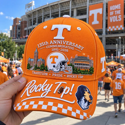 🇺🇸 Last Day Promo: 49% OFF🐶Rocky T🏈p 135th Anniversary Commemorative Cap