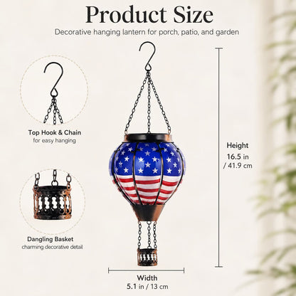 🔥LAST DAY 50% OFF -Buy 2, Get Free Shipping — 250th Anniversary Edition Solar Hot Air Balloon Lanterns
