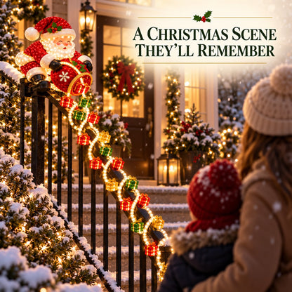 🔥Last Day 50% OFF 🎅 Santa Magic Gift Cascade Railing Light