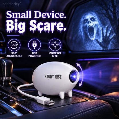 🎃 Halloween-Fensterprojektor ✨ 16 gruselige Filme – USB-betriebene Festtagsdekoration