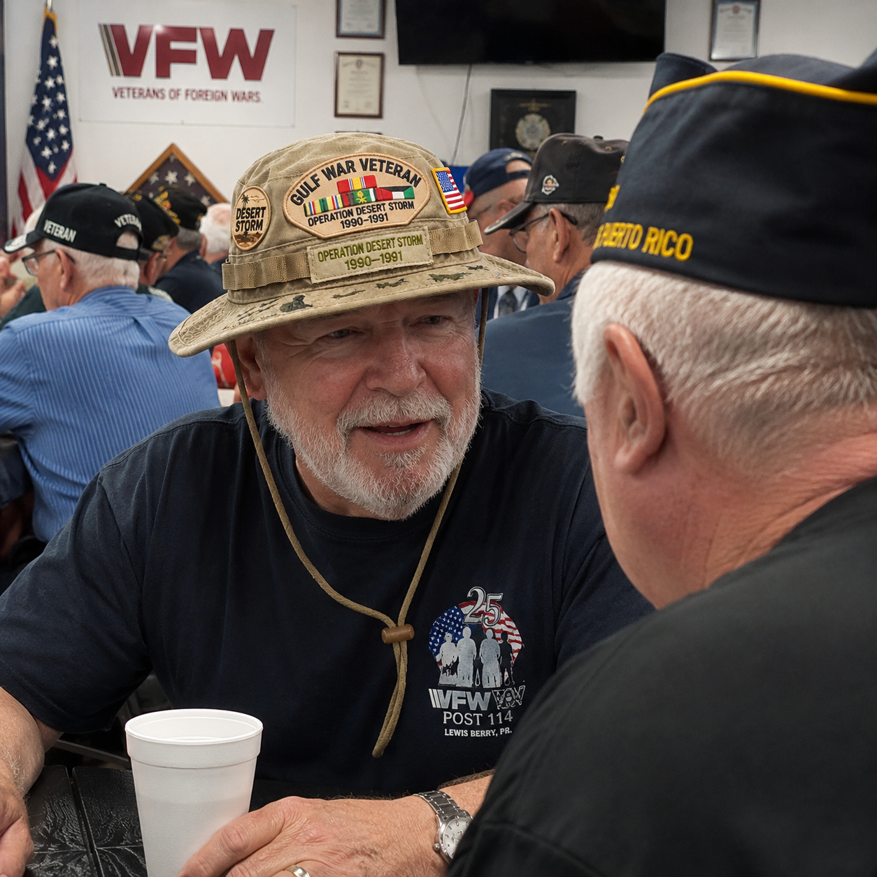 🇺🇸 Last Day Promo: 50% OFF 🎖️ - Gulf War Veteran Desert Storm Tribute Boonie Hat