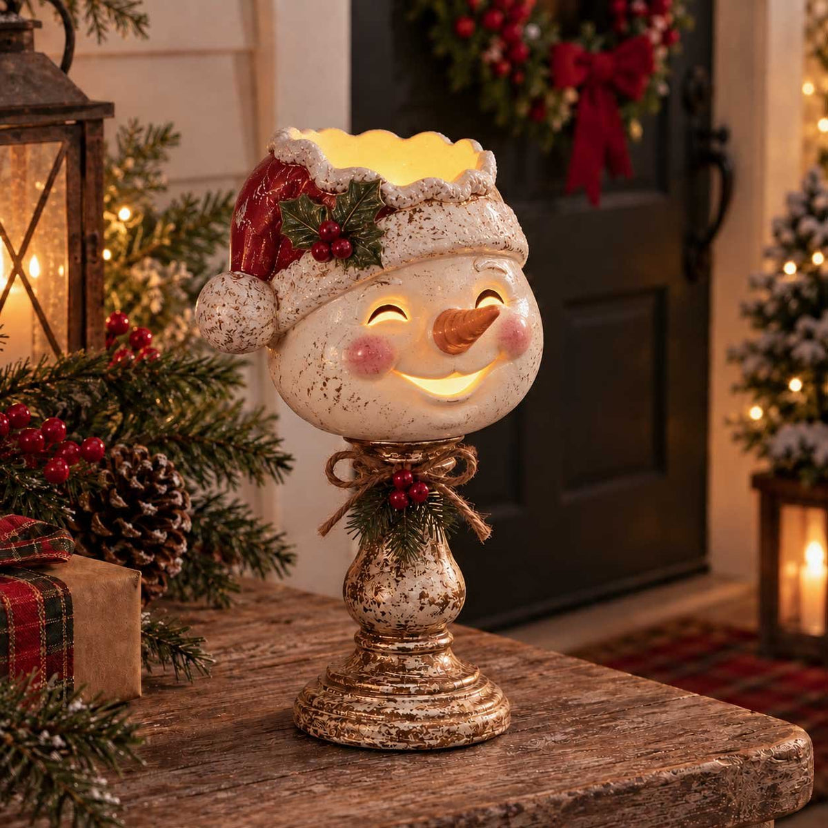 🎄Last Day 49% OFF - Christmas Heirloom Glow Candle Holder Collection