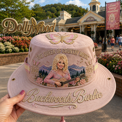 🇺🇸 Last Day Promo: 50% OFF🎸🦋Queen of Country Music Memorial Boonie Hat