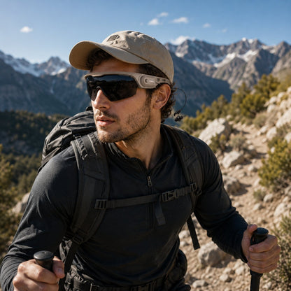 🛡️ 2-in-1 Tactical Anti-Fog Safety Glasses & Retractable Ear Protection