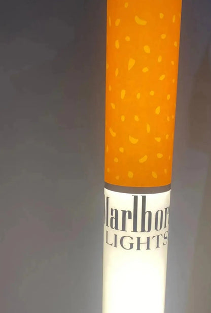 🚬 Cigarette Tube Shaped Style Floor Lamp | Retro Industrial Novelty Ambient Light