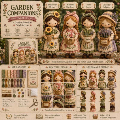 🎁🧵 Tiny Worlds Collection – Patchwork DIY Kit Series