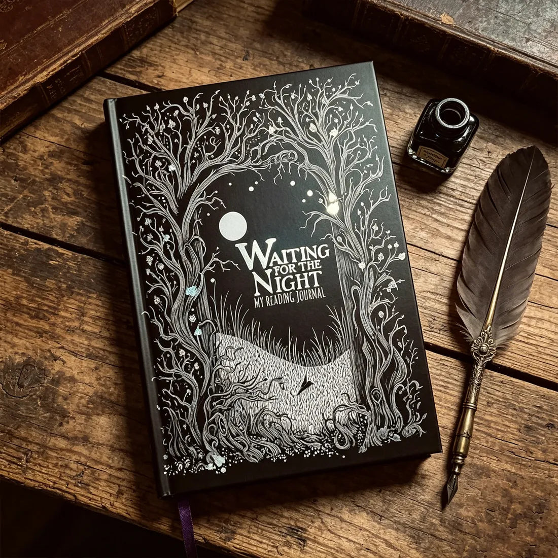 📖The Essential Reading Journal: Waiting for the Night Edition(📚Hardcover & Durability Line)