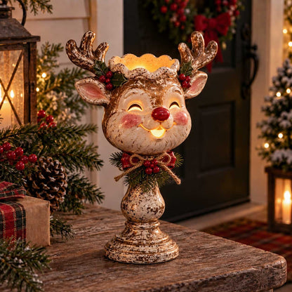 🎄Last Day 49% OFF - Christmas Heirloom Glow Candle Holder Collection