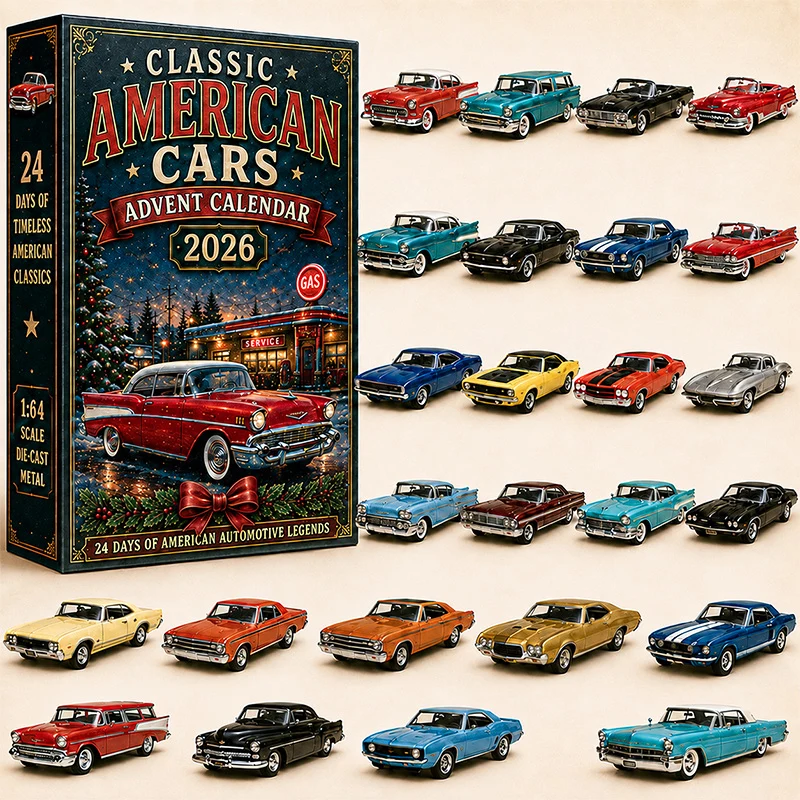 💯🚜🚗🎄 2026 Vehicle Advent Calendar Collection – 24 Days of Classic Machines, Trucks & Military Legends 🎁✨