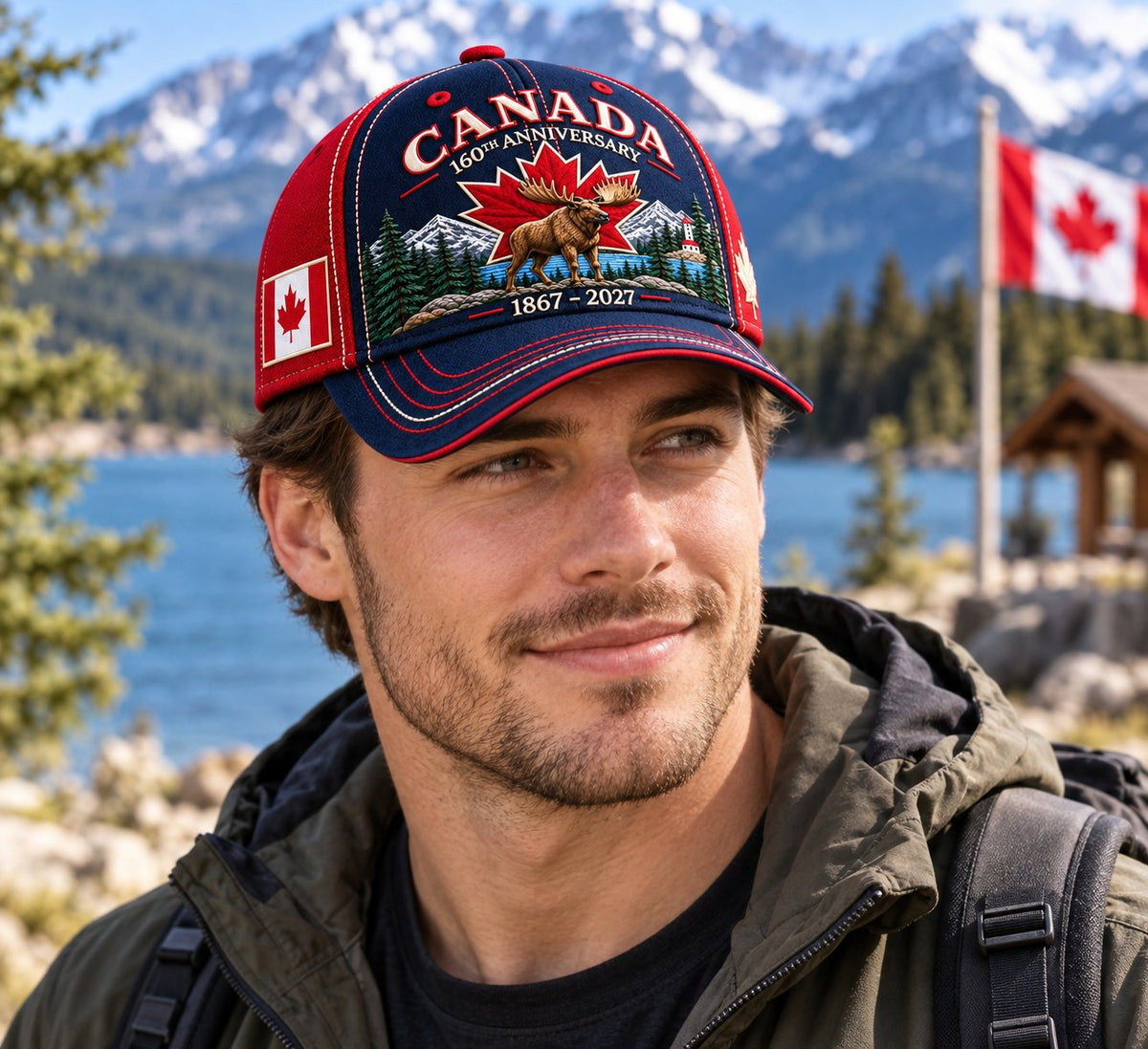 💝LAST DAY 50% OFF - 🍁 Canada 160th Anniversary 1867–2027 – Premium Embroidered Heritage Cap100% Cotton • Detailed Embroidery • Comfortable Fit