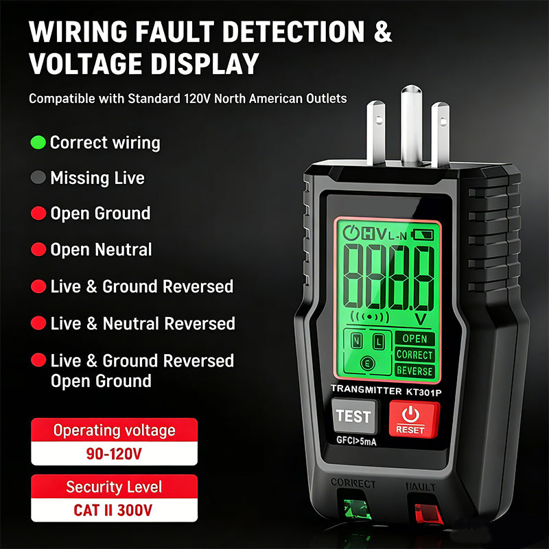 GFCI wiring analyzer