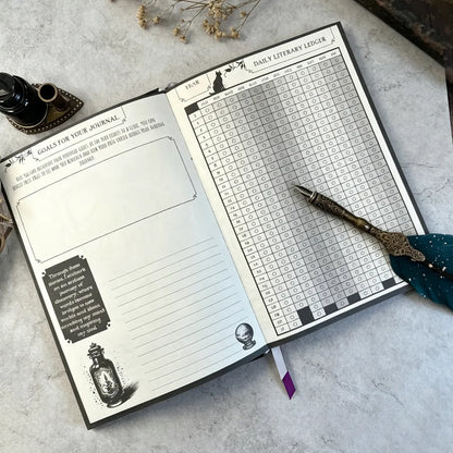 📖The Essential Reading Journal: Waiting for the Night Edition(📚Hardcover & Durability Line)