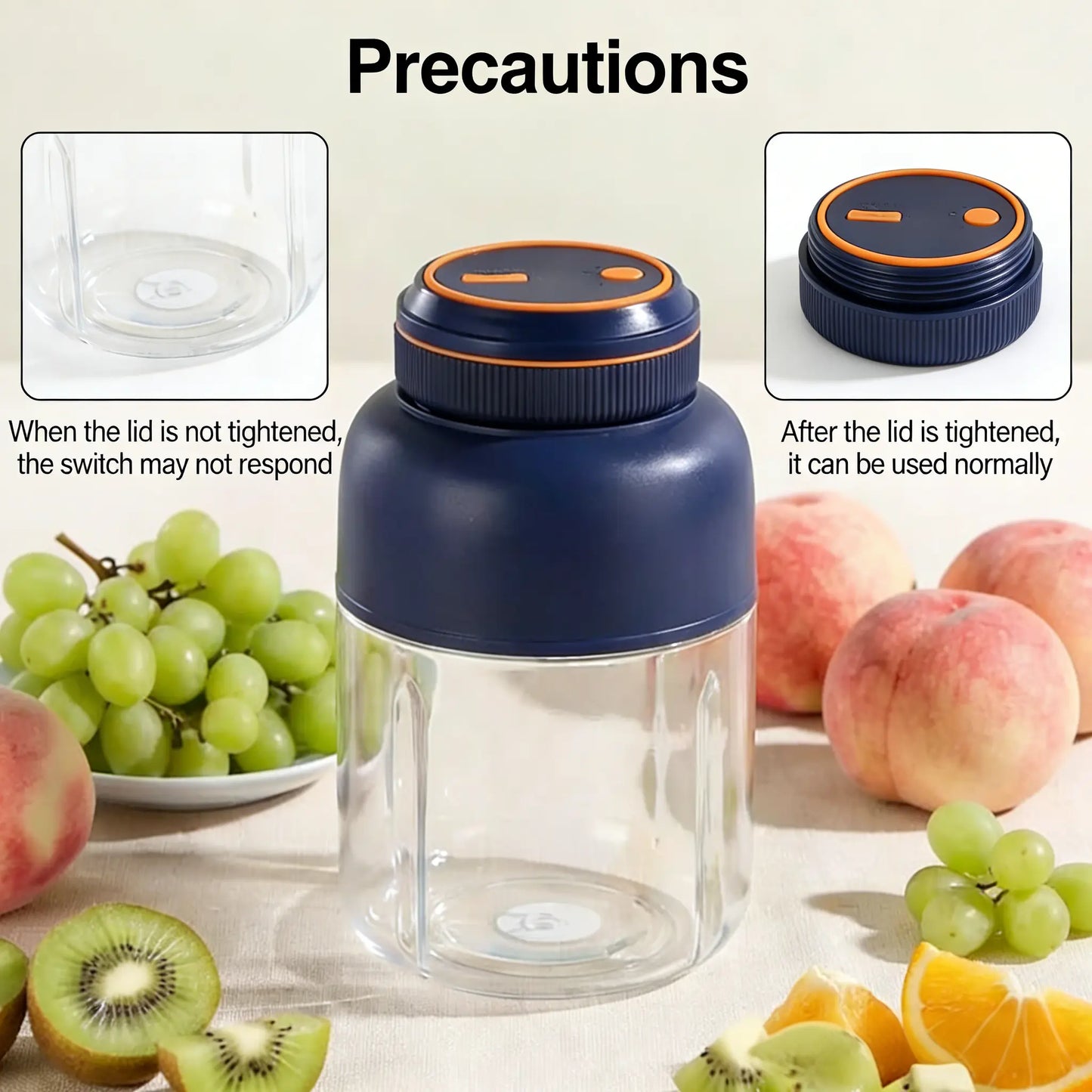 Portable Household Appliances Juicer,USB Summer Essentials Smoothieblender🍓