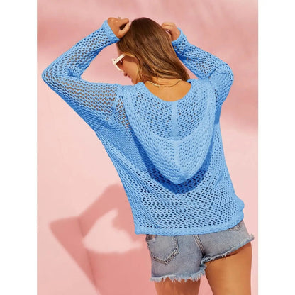 🔥LAST DAY 50% OFF - Women's Crochet Lightweight Cardigan Zip Up