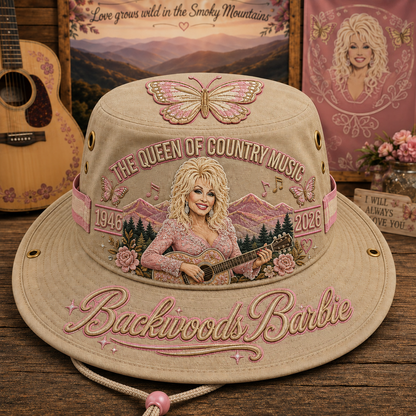 🇺🇸 Last Day Promo: 50% OFF🎸🦋Queen of Country Music Memorial Boonie Hat