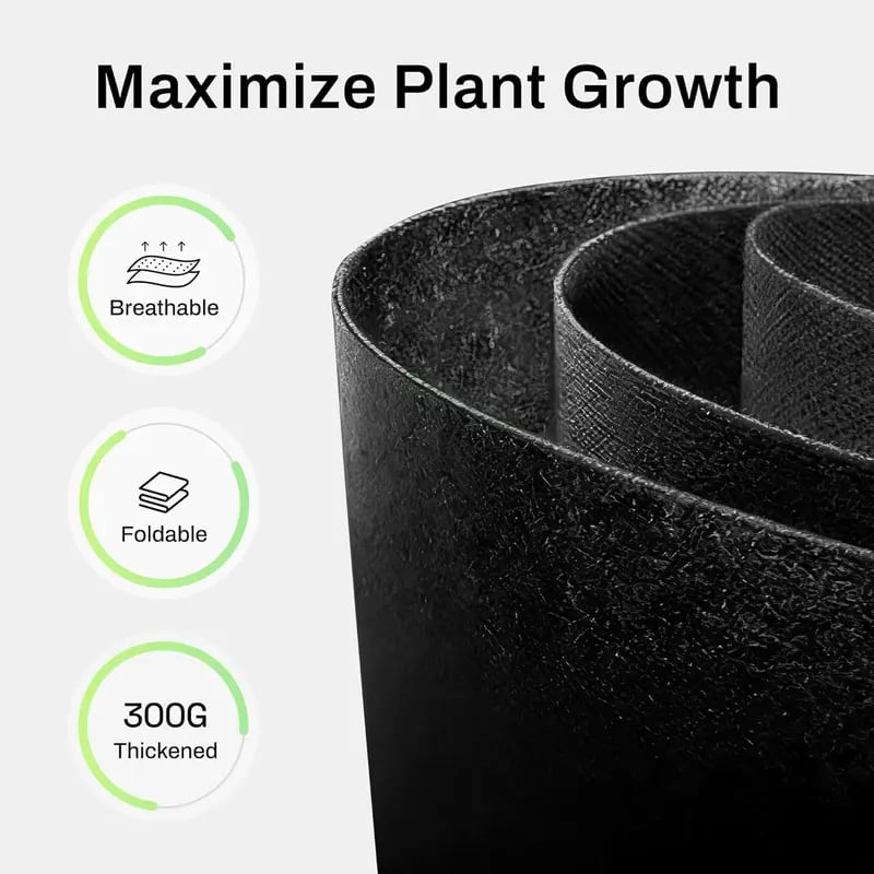 🌱 5 Gallon Grow Bags – Heavy Duty Aeration Fabric Pots with Handles for Vegetables, Flowers & Fruits 🪴