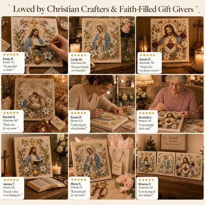 🔥 Last Day 49% OFF – ✝️ DIY Jesus Pearl Art Kit | 3D Pearl-Style Christian Artwork for Prayer Corners & Faith Gifts