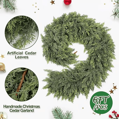 ⛄2026 Christmas Artificial Cedar Garland