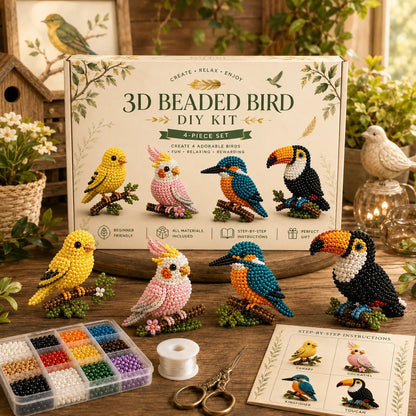 🧵🧵✨ Creative Beaded Mini World 3D DIY Kit Collection