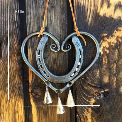 ❤100% Handmade | The Horseshoe Heart Wind Chime❤