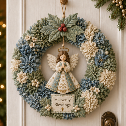 🔥49% Off Last Day🔥🎄 3D Fabric Poke Wreath DIY Kit