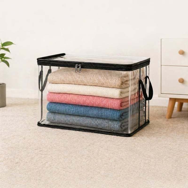 🔥Last Day 50% OFF-📦️Large Dustproof Storage Box with Handle📦️
